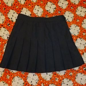 American Apparel Black Tennis Skirt